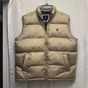 U.S. Polo Assn. Puffer Vest Men’s Size L Warm Cozy Casual